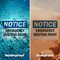 Signmission Emergency Meeting Point, 10 in W x Rectangle, Vinyl Decal OS-2PACK-NS-D-710-L-11860 - alternate 5